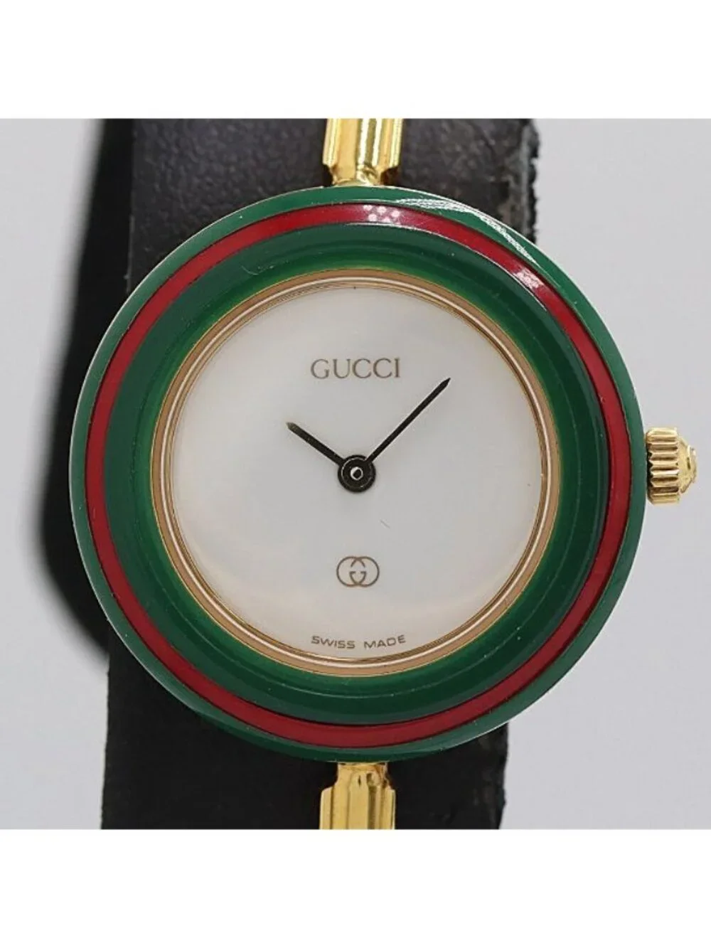 Gucci Change Bezel Quartz White Dial Watch - Picture 2 of 5